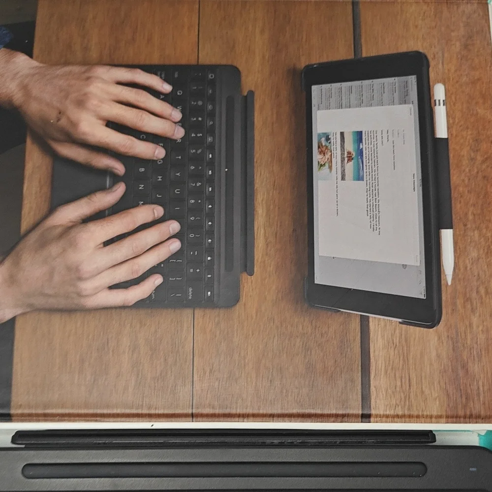 Logitech Slim Combo Black Tablet Keyboard Case